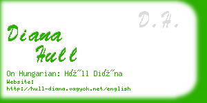 diana hull business card